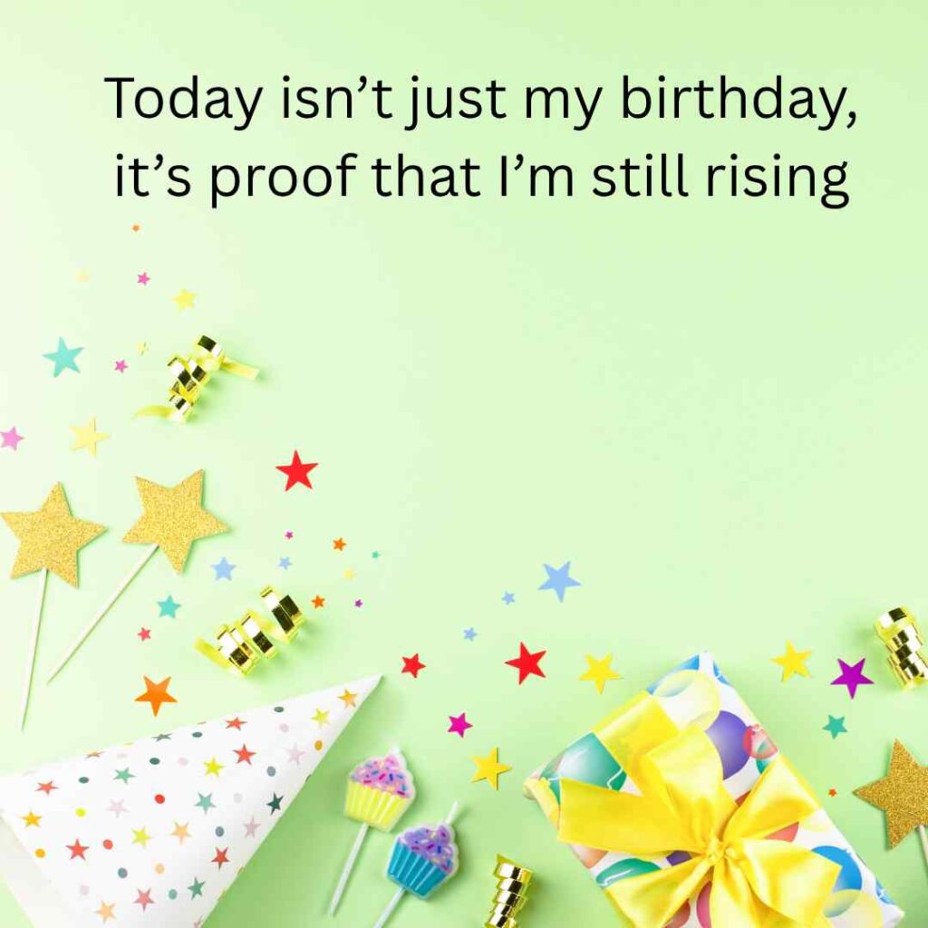Inspirational Birthday Message to Myself