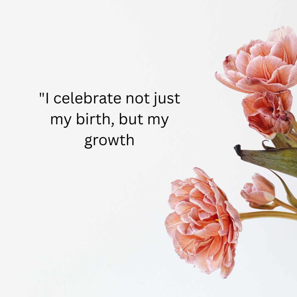 Inspirational Birthday Message to Myself