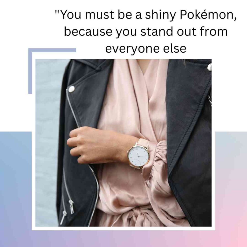 Pokemon Pickup Lines 