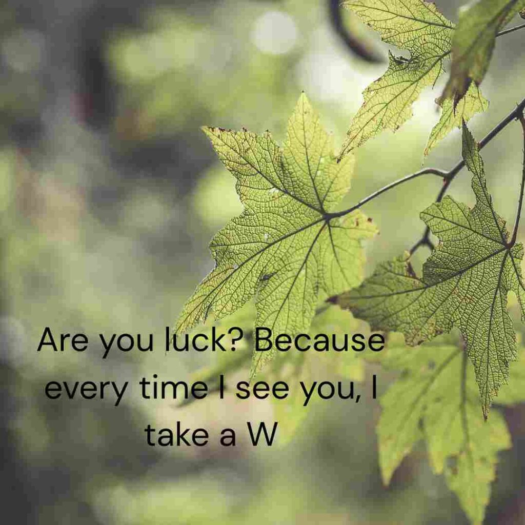 W Rizz Pick Up Lines