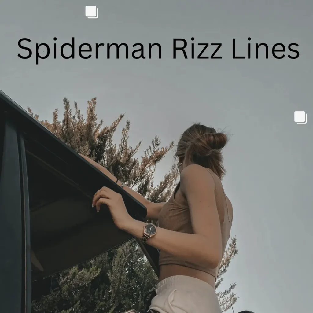 Spiderman Rizz Lines