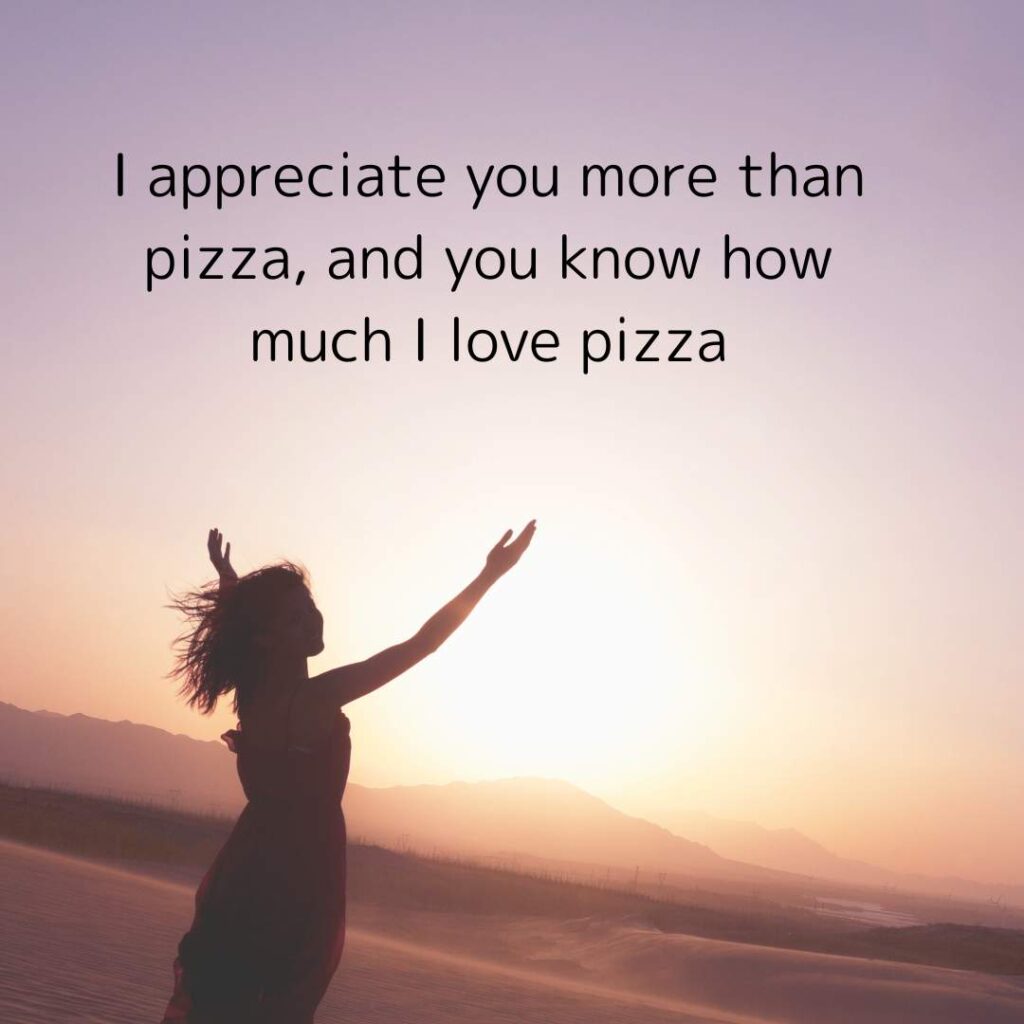 Appreciation Message