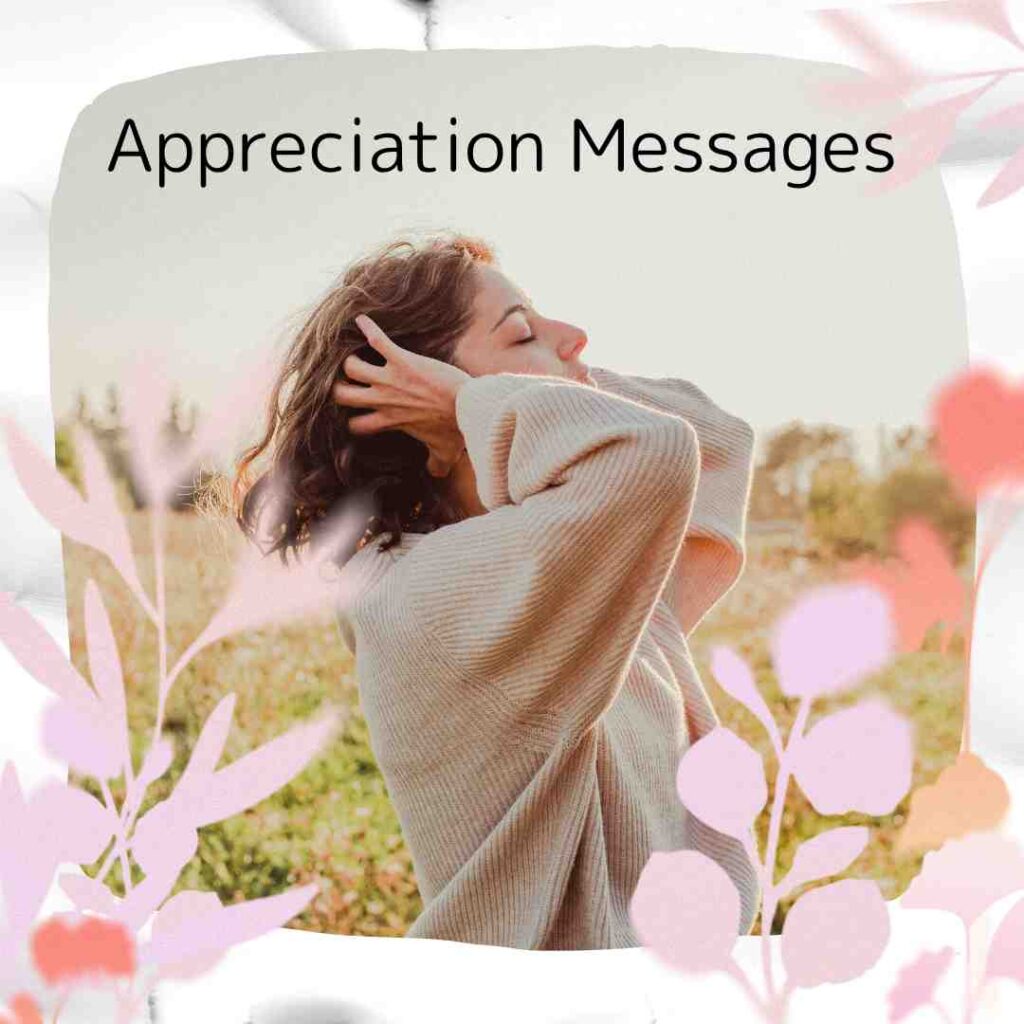 Appreciation Message