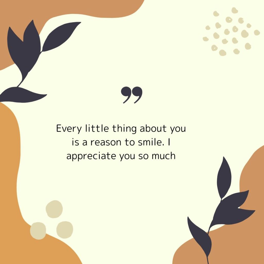 Appreciation Message