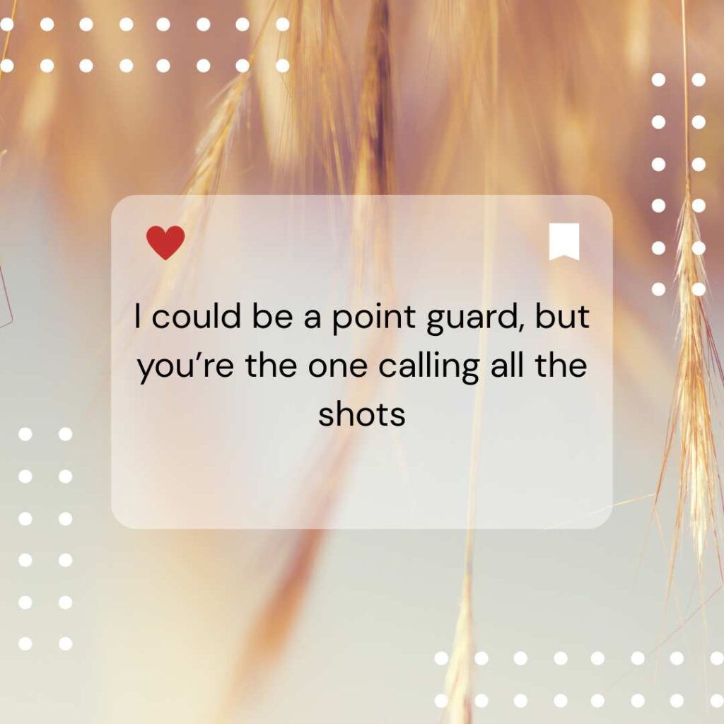 Basketball Pick Up Lines