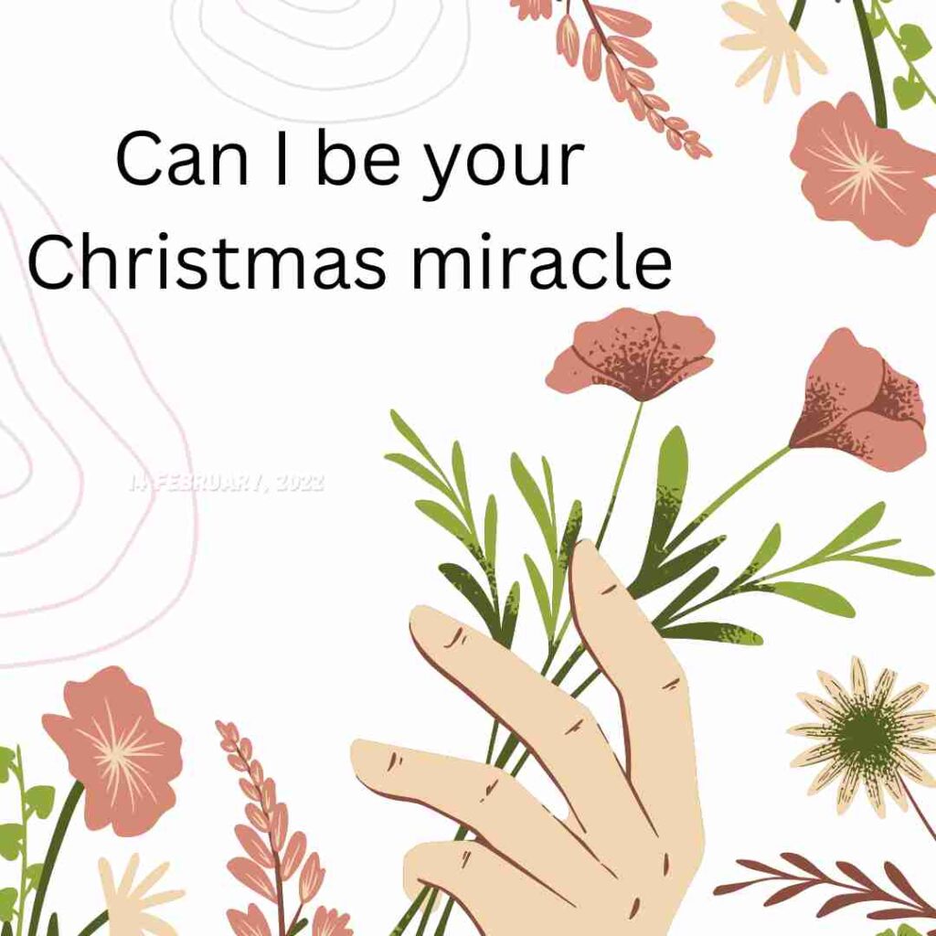 Christmas Pick Up Lines