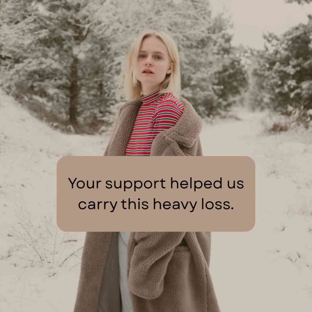 Funeral Thank You From Family