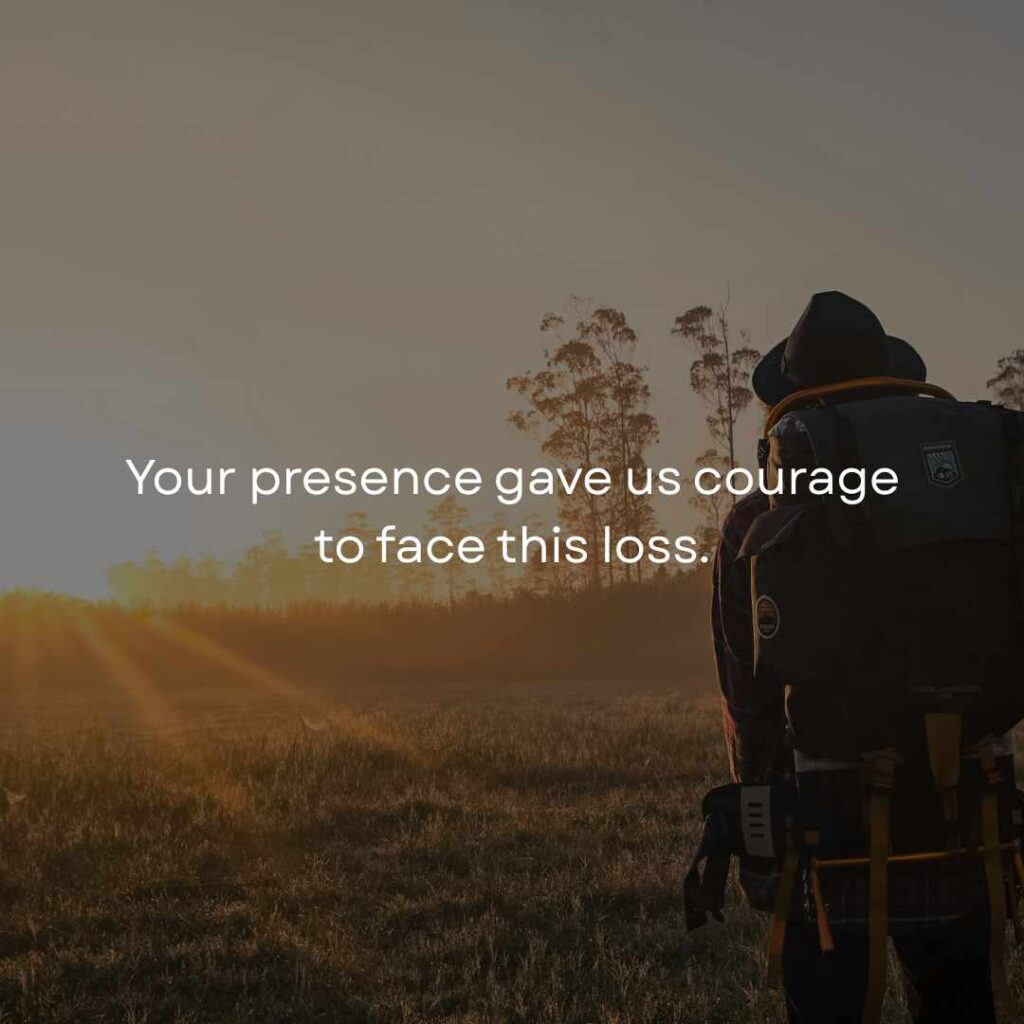 Funeral Thank You From Family