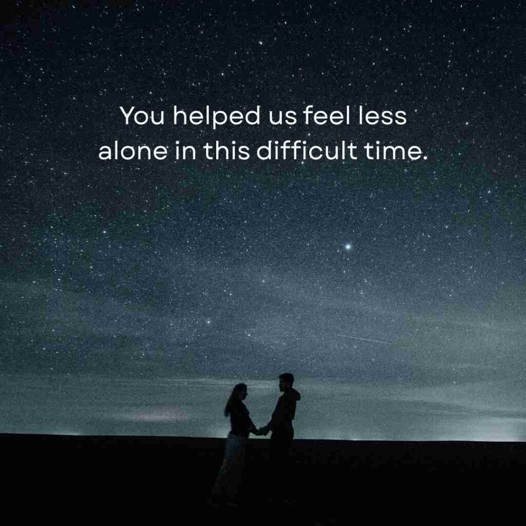 Funeral Thank You From Family