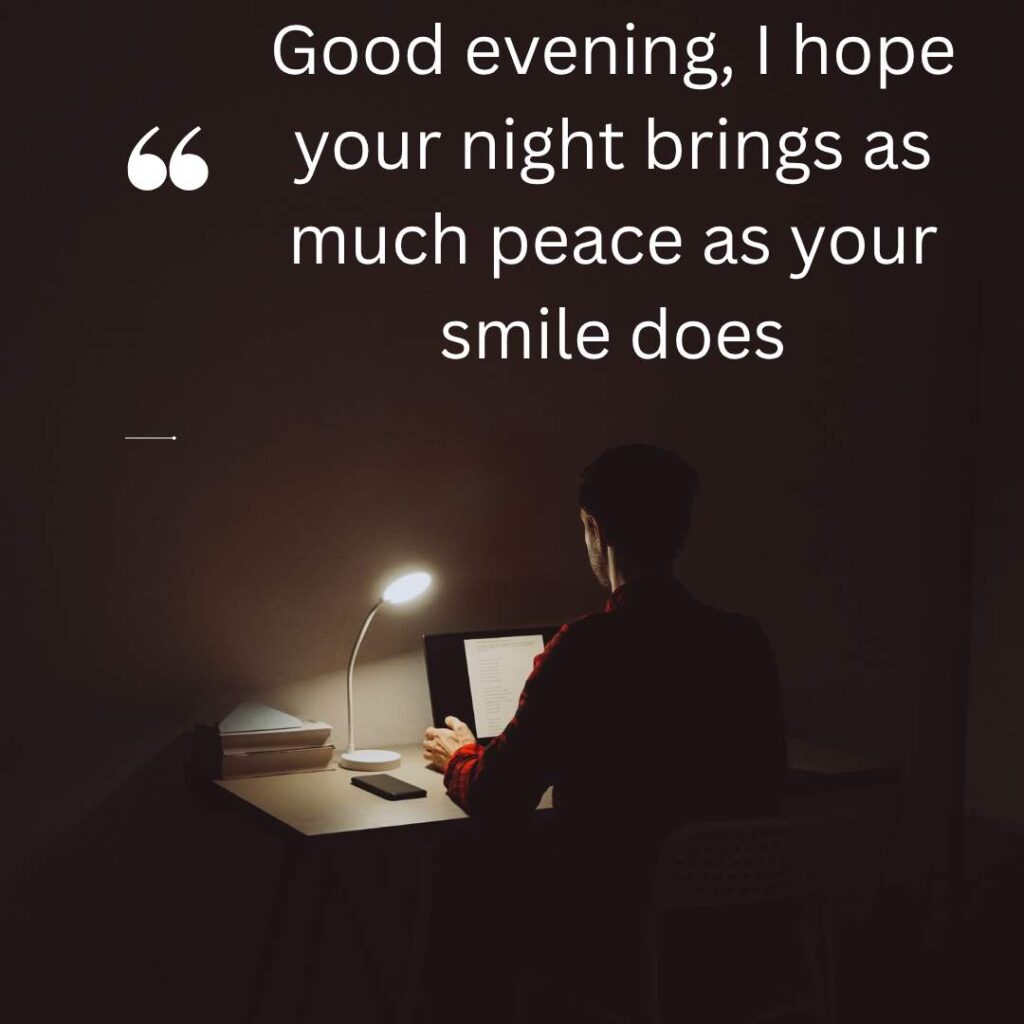Good Evening Message