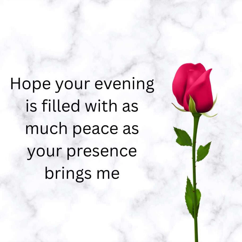 Good Evening Message