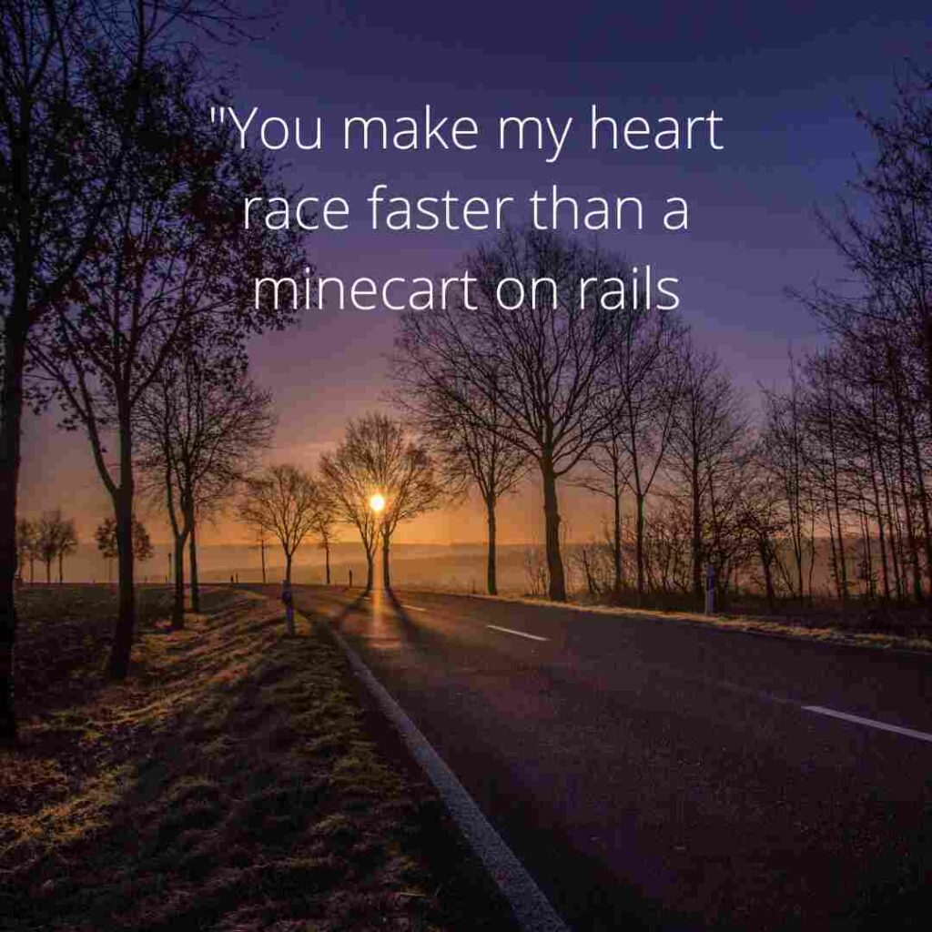 Minecraft Pick Up Lines