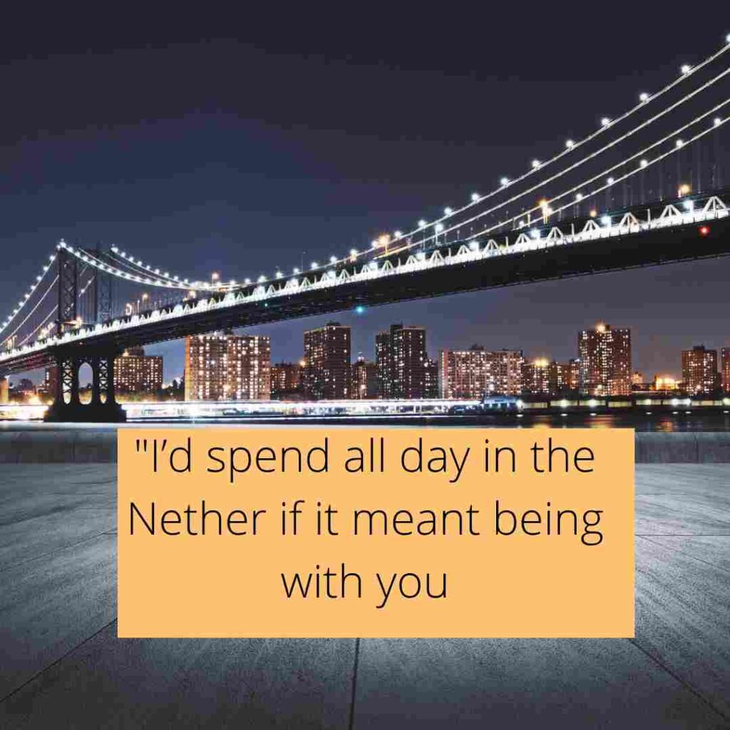 Minecraft Pick Up Lines 